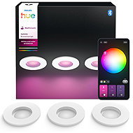 Philips Hue Xamento recessed 3 × 4.2W, white - Ceiling Light