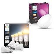 Philips Hue White Ambiance 6W 810 E27 4pcs + Hue GO v2 - Smart Lighting Set