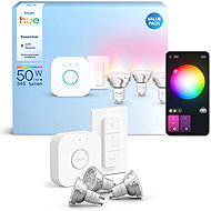 Philips Hue Essential White and colour Ambiance 4,7W 345 GU10 Starter Kit - LED Bulb