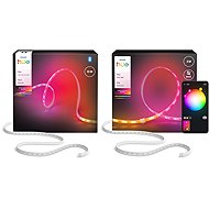 Philips Hue Flux ultra bright strip light 10 m + Hue Flux Strip Light Extension 2 m - Satz