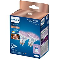 Philips Smart LED WFB 50W GU10 GLASS RGB, 2 pcs - LED Bulb