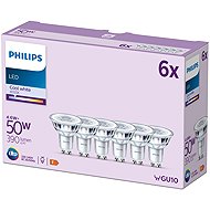 Philips Classic GU10, 50 W, cool white, 6 pcs. - LED Bulb