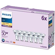 Philips Classic GU10, 50 W, warm white, 6 pcs. - LED Bulb