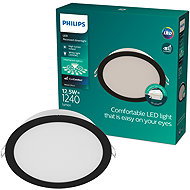 Philips MESON 125 12.5 W 30K BK recessed - Deckenleuchte