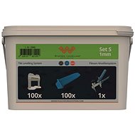 System Leveling Application SET 100/100/1 - 1mm - Tiling Tools