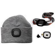 MAGG Cap with LED light - Grey - Hat