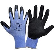 LAHTI PRO - BLACK/BLUE ochranné rukavice s latexovou vrstvou - velikost 10 (blistr) - Pracovní rukavice