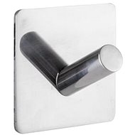 SAT - Single hook, adhesive, stainless steel, square - Bathroom Hook