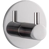SAT - Single hook, adhesive, stainless steel, oval - Bathroom Hook