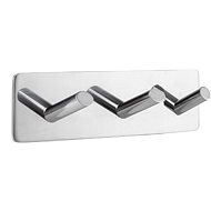 SAT - Triangle, adhesive, stainless steel, square - Bathroom Hook