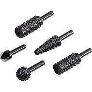 WOLFCRAFT - sada 4 ks rašple +záhlubník dřevo/kov - Rašple