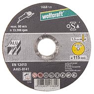 WOLFCRAFT - Aluminum cutting wheel extra thin 115mm - Cutting Disc