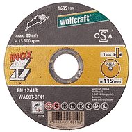 WOLFCRAFT - Cutting wheel for stainless steel extra thin 115mm - Cutting Disc