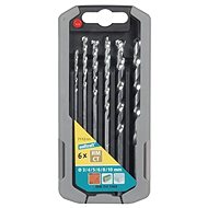 WOLFCRAFT - Vrták do kamene HM 3-10mm, sada 6ks - Drill Set