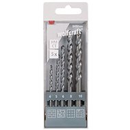 WOLFCRAFT - Vrták HM 4-10mm, sada 5ks - Drill Set