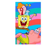 Carbotex Baby towel Sponge Bob with Patrick and Gary 30 × 50 cm - Towel