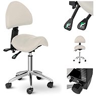 Physa Kosmetické sedlo Berlin, béžové - Salon Chair