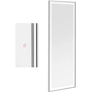 Physa Hairdresser's console mirror with LED lighting rectangular 180 × 70 cm silver - Mirror