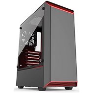 Phanteks Eclipse P300 Tempered - black and red - PC Case