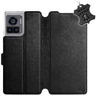 Mobiwear leather flip for Motorola Motorola Edge 30 Ultra - Black - Phone Case