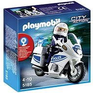 PLAYMOBIL® 5185 Polizeimotorrad mit Blinklicht - Bausatz