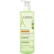 A-Derma Exomega Control Emollient  Cleansing Gel for Dry Skin with a Tendency to Atopy 2-in-1 500ml - Shower Gel