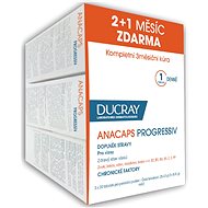 Ducray Anacaps Progressiv TRIO (2 + 1 Free), Hair Supplement - Chronic Factors, 3 Months - Dietary Supplement