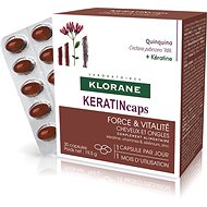 Klorane KERATINcaps - Strength & Vitality, Hair and Nails, Food Supplement 30 Capsules - Dietary Supplement