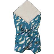 PINKIE Bellou Blue Ocean BIO - Swaddle Blanket
