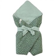 PINKIE Bellou Green Dots BIO - Swaddle Blanket