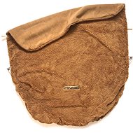 Pinkie blanket with drawstring, soft brown - Blanket
