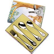 Pintinox ARCA DI NOE Cutlery Set. 4pcs, Gift box - Children's Cutlery