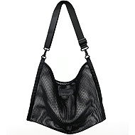 Pinkie Handbag Mesh Tote Black - Handbag