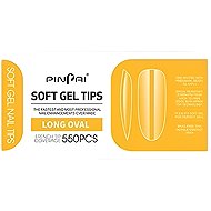 PinPai Gel tips Long oval, 550 pcs - False Nails