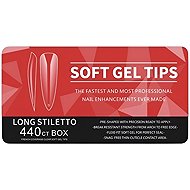 PinPai Gel tips Long stiletto, 440 pcs - False Nails