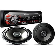  Pioneer MVH-X360BT + speakers TS-G1721i  - Kit