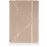 Pipetto Transparent Origami for iPad 9.7 &quot;2017/2018 Gold - Tablet Case