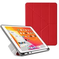 Pipetto Origami Pencil Case tok Apple iPad 10.2" (2019) készülékhez, piros - Tablet tok