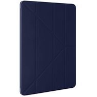 Pipetto Origami TPU tok Apple iPad Pro 12,9" (2021/2020/2018) tablethez - sötétkék - Tablet tok