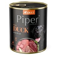Piper Adult duck and pear 800 g - Canned Dog Food