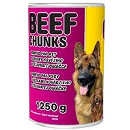 Piper beef chunks for dog 1250 g - Canned Dog Food