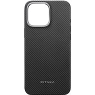 Pitaka Military-Grade Protective Case Black/Grey Twill iPhone 16 Pro - Phone Cover