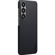 Pitaka UltraSlim Case Black/Grey Twill Samsung Galaxy S25+ - Phone Cover