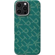 Pitaka Tactile Woven Case PTK Green Gold iPhone 16 Pro - Phone Cover