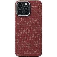 Pitaka Tactile Woven Case, PTK Red/Gold - iPhone 16 Pro Max - Phone Cover