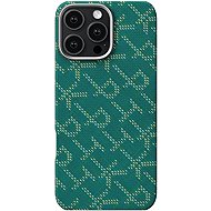 Pitaka Tactile Woven Case, PTK Green/Gold - iPhone 16 Pro Max - Phone Cover