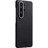 Pitaka Edge Case Black Grey Twill (Aaron Button) Samsung Galaxy S26 Ultra - Phone Cover