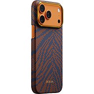 Pitaka Edge Case Breath of Veins Burning Orange iPhone 17 Pro Max - Phone Cover