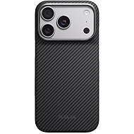 Pitaka Edge Case Black Grey Twill iPhone 18 Pro - Phone Cover