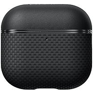 Pitaka Aramid Fiber Magnetic Case Black/Gray AirPods 4 - Headphone Case
